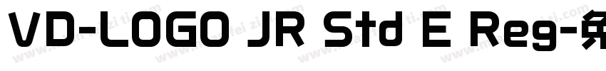 VD-LOGO JR Std E Reg字体转换